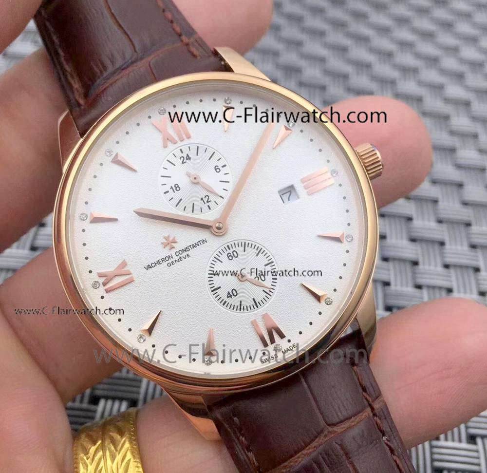 Clone VC Vacheron Constantin Automatic Watch Rose Gold Case